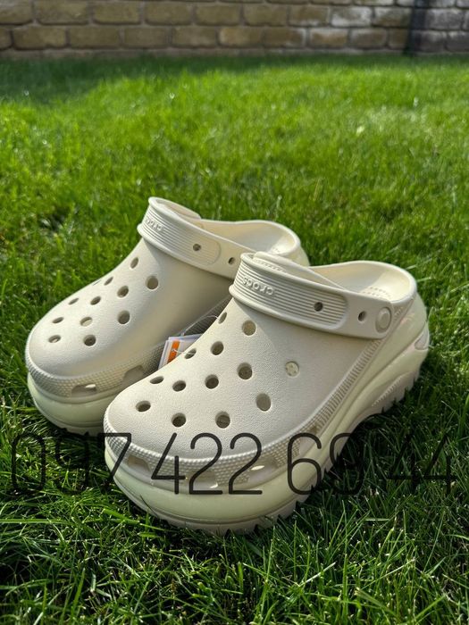 Супер Новинка! Classic Mega Crush Crocs Жіночі крокси Crocs платформа