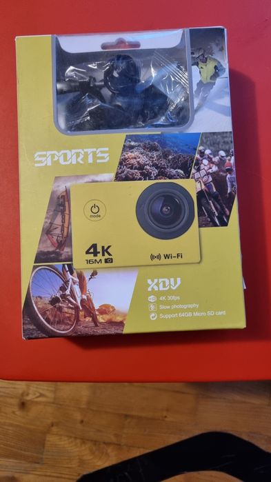 Kamera sportowa 4K WiFi plus akcesoria