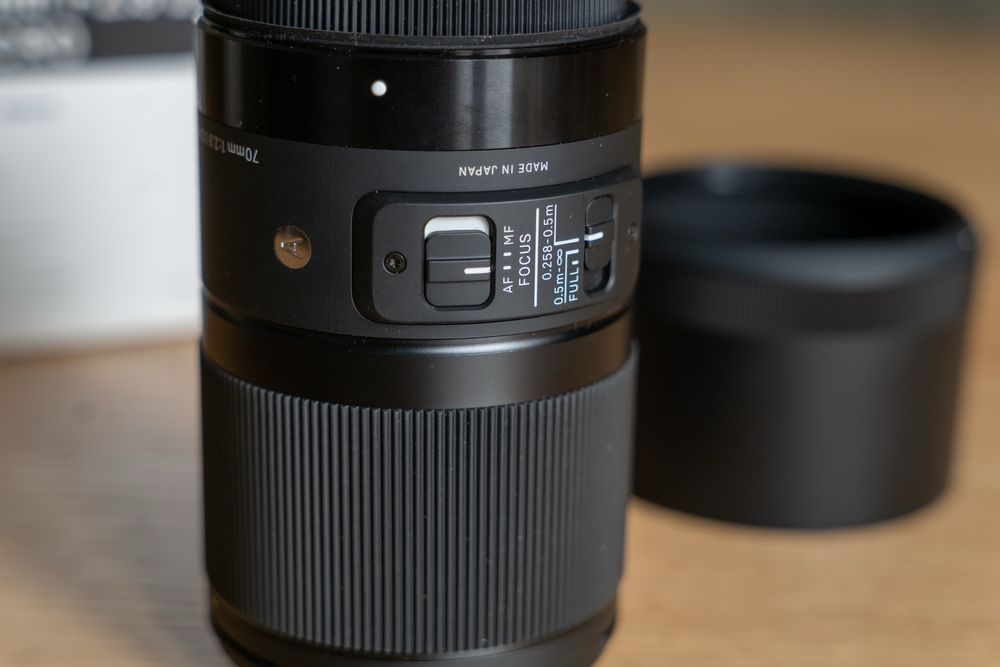 Sigma Art 70mm F 2.8 DG Macro EF