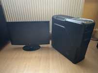 Komputer do gier z monitorem AMD FX / R9 200 / 16GB RAM / SSD + HDD