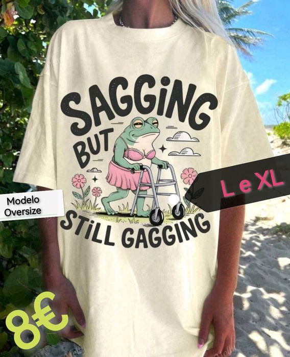 T-shirts Oversize - Tamanhos L, XL e XXL