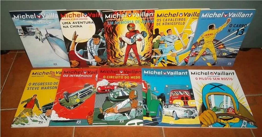 MICHEL VAILLANT - Edições Bertrand, Meribérica, Autosport, Asa...