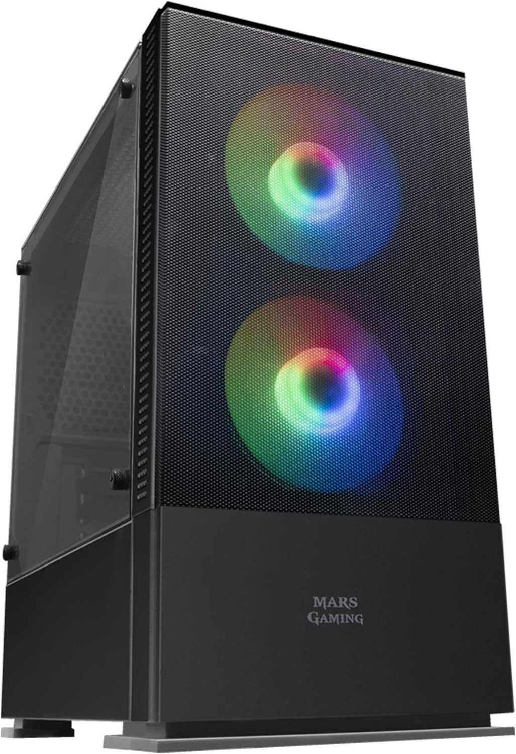 корпус пк Mars Gaming MCZ MicroATX  Panel + Front Mesh, Black