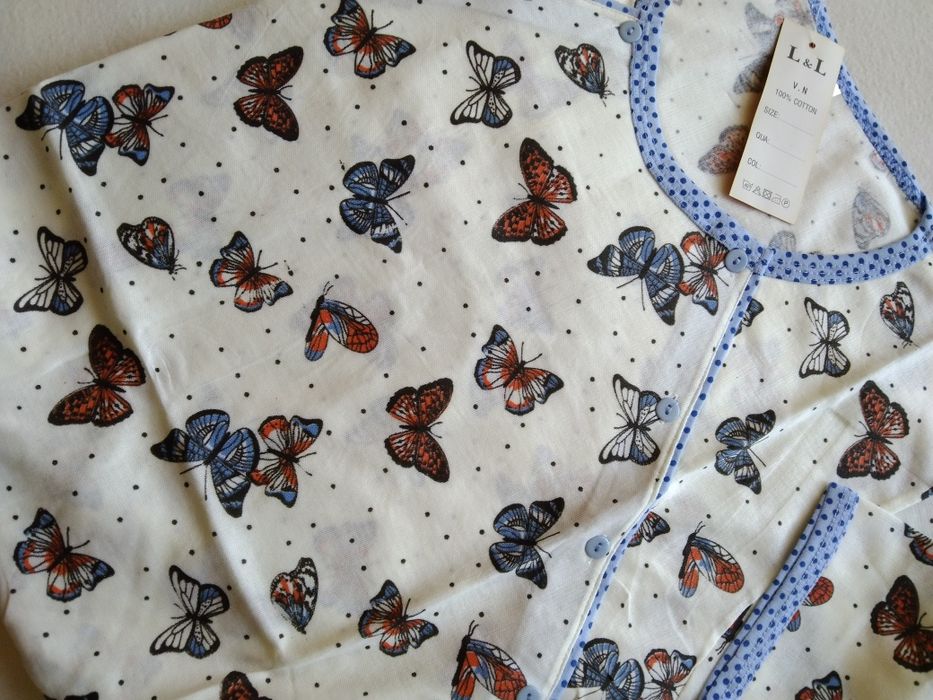 M 38 Koszula poporodowa ciążowa do karmienia odpinana rozpinana na bok