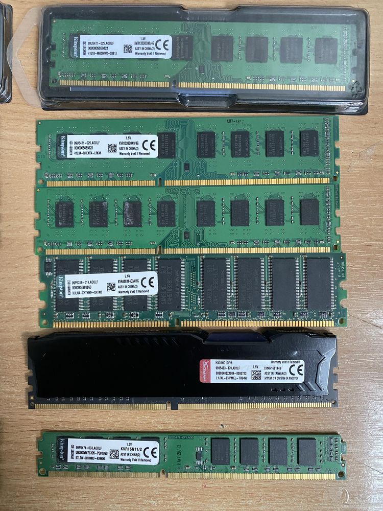 Оперативна пам`ять DDR2 2Gb DDR3 4Gb 8Gb 1.35v DDR4 8Gb 2133Mhz 16Gb