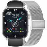 smartwatch damski gravity gt28-9 pasek + bransoleta czarno srebrny
