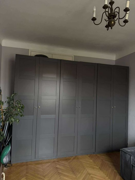 Ciemnoszara szafa PAX