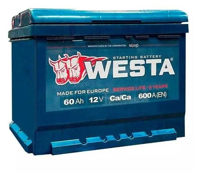 Акумулятор WESTA 60 Аh   600 A