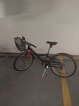 Rower dziecięcy BTWIN różowo czarny z KOSZYKIEM