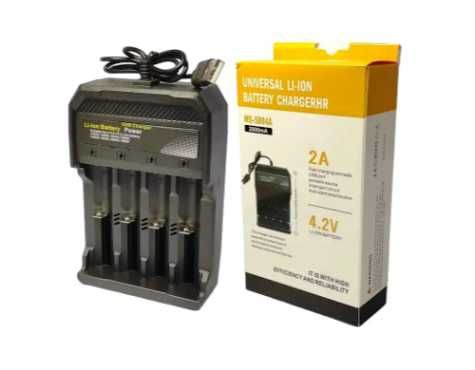 Зарядний пристрій універсальний USB на 4шт 4,2V/2A, має USB порт
