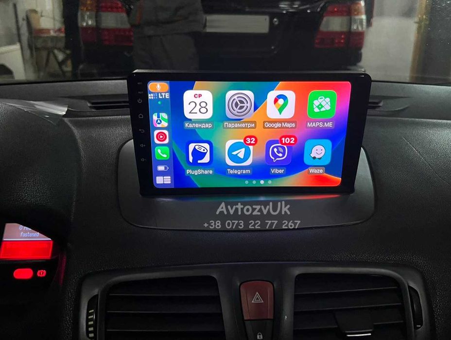 Android RENAULT Megane 3 Fluence Рено Меган 3 Флюенс CarPlay Магнитола