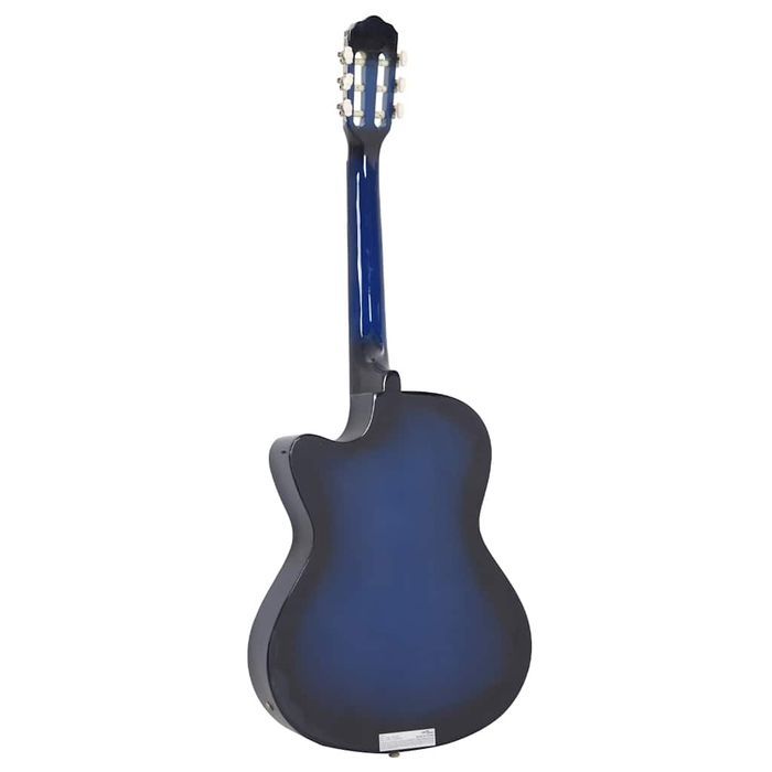 Gitara Klasyczna Z Wycięciem, 6 Strun I Equalizer, Niebieska