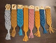 Zakładki do książki makrama handmade