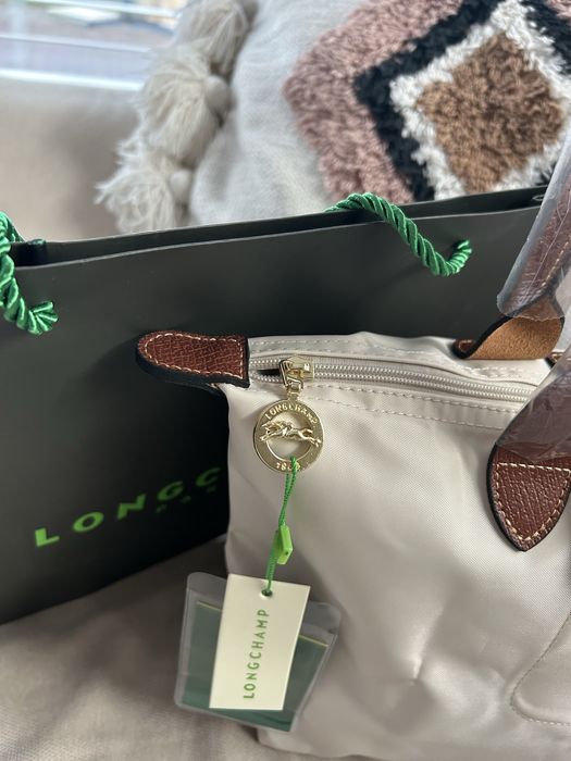 Longchamp torebka kremowa roz. M