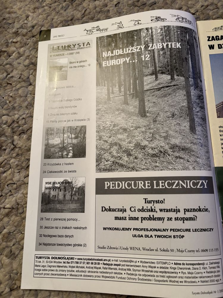 Czasopismo „Turysta Dolnośląski” 1/2007