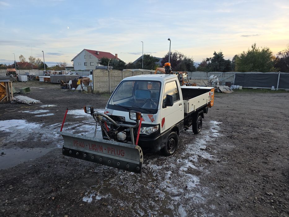Pojazd komunalny piaggio porter pfau 4x4 plug posypywarka wywrotka
