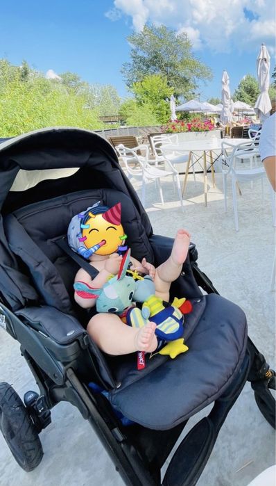 Детская коляска 3 в 1 Cam Dinamico Up Smart на черной раме