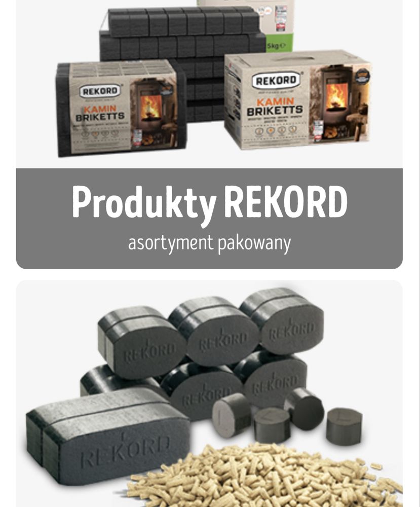 Brykiet Rekord opal palety