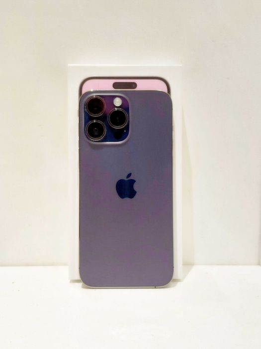 Iphone 14 pro max, fioletowy, w b. dobrym stanie - gwarancja!