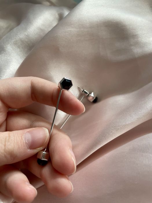 Srebrne kolczyki Deni Cler