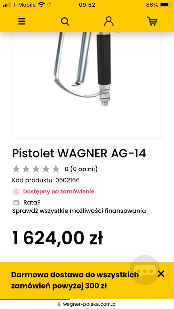 Pistolet malarski ag 14 wagner