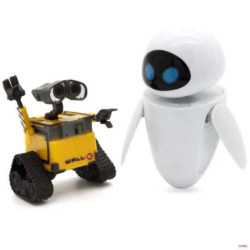 Zestaw 2 figurek Wall-e i Ewy. Zabawki oparte na kreskówce WALL-E
