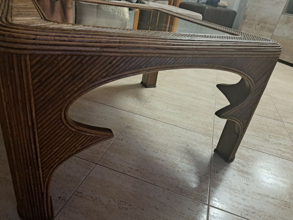 Mesa de Bambu, peça rústica.