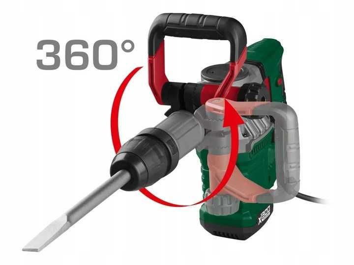 PARKSIDE Młot wyburzeniowy PAH 1300 C3, 1300 W + WALIZKA Mocny