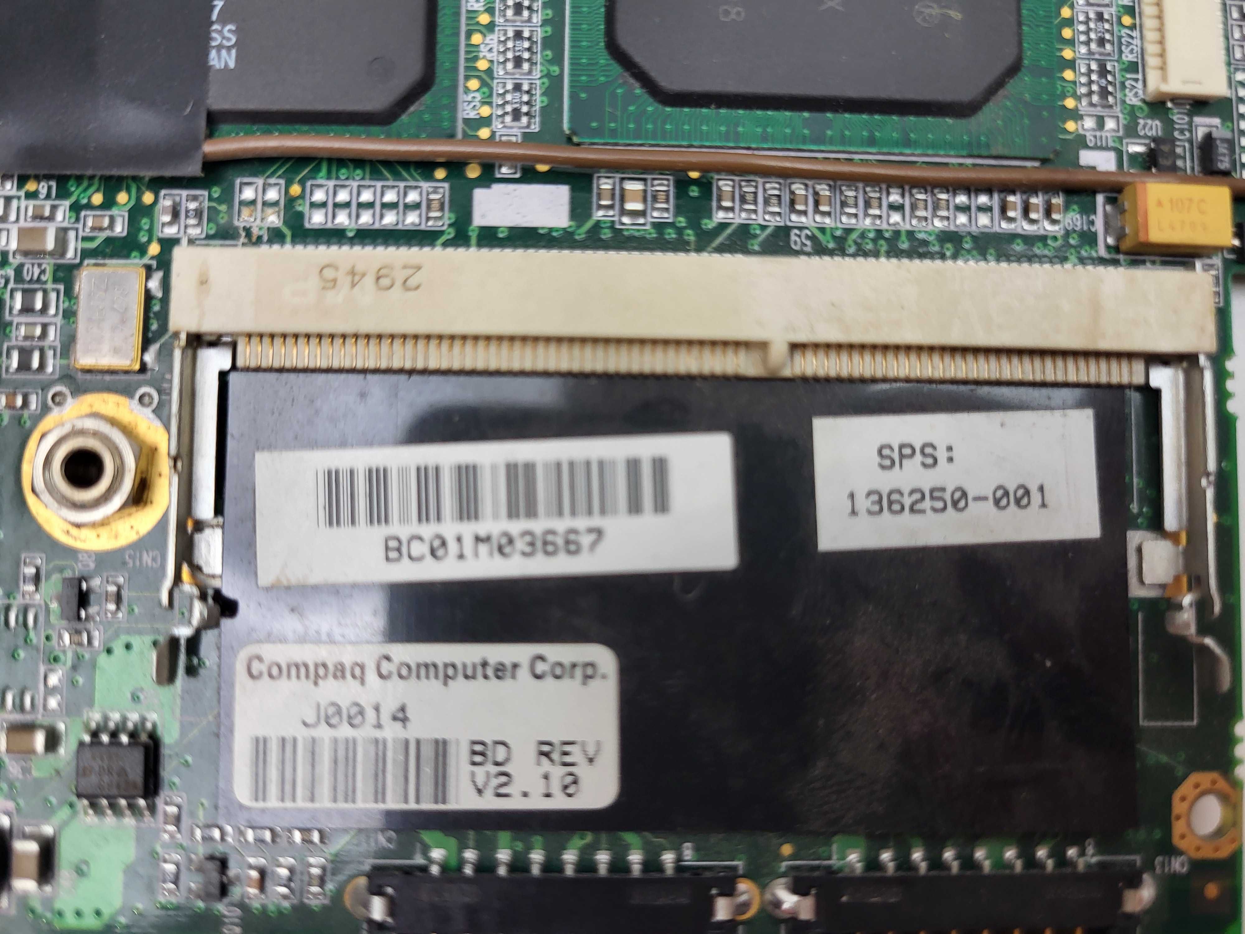 Płyta główna do Compaq Armada M300 z Pentium II SL32S 333MHz PG/18