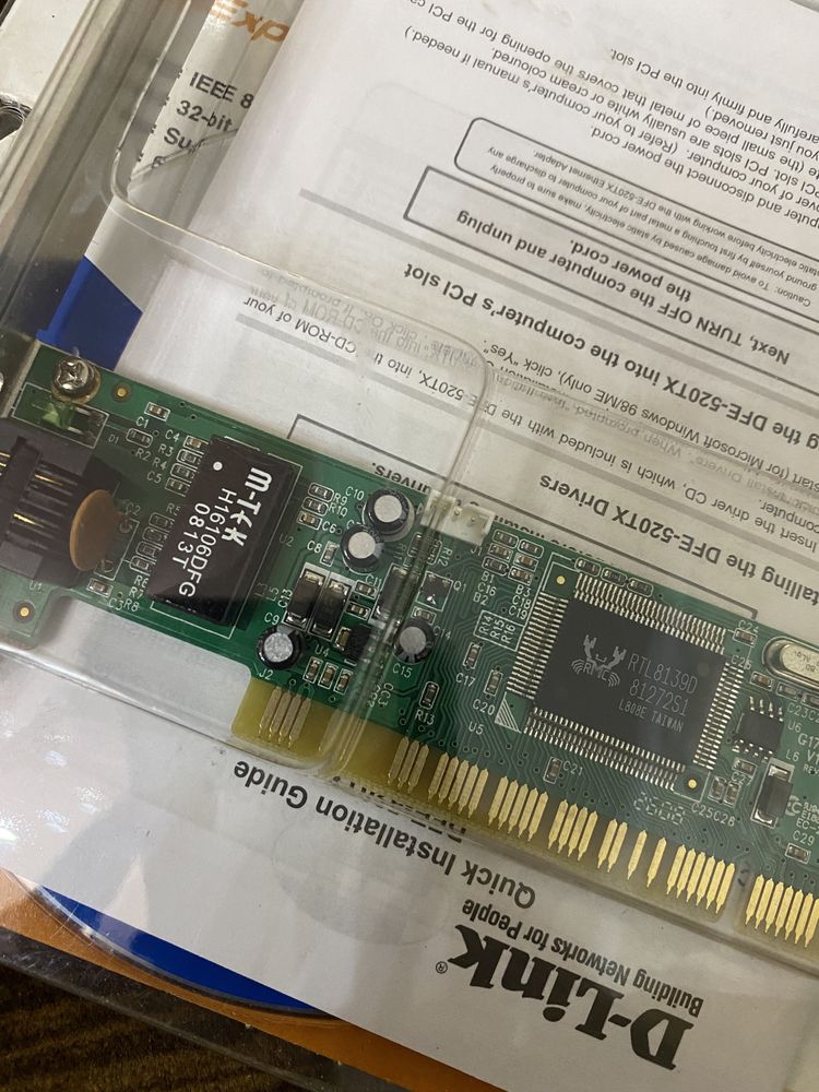 Сетевая карта D link m-tek H16106DFG