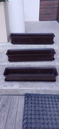 Doniczki balkonowe 70cm   3szt