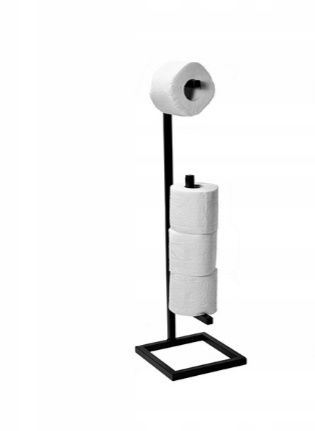 Stojak na papier toaletowy + zapas Loft Industrial Metal Nowoczesny