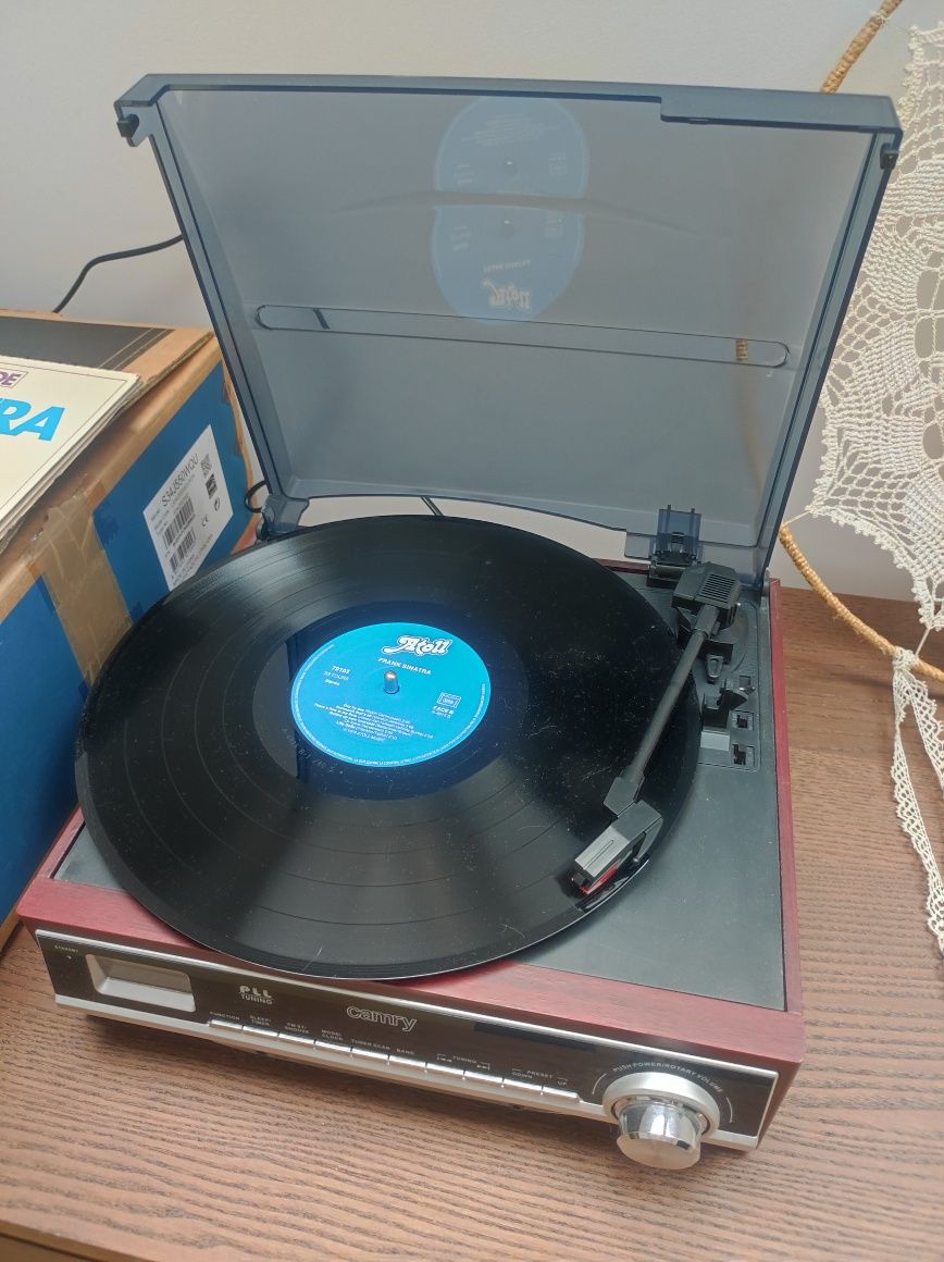 Gramofon camry brązowy
