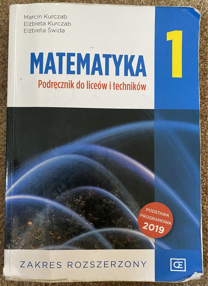 Podercznik Matematyka do liceów i techników zakres rozszerzony