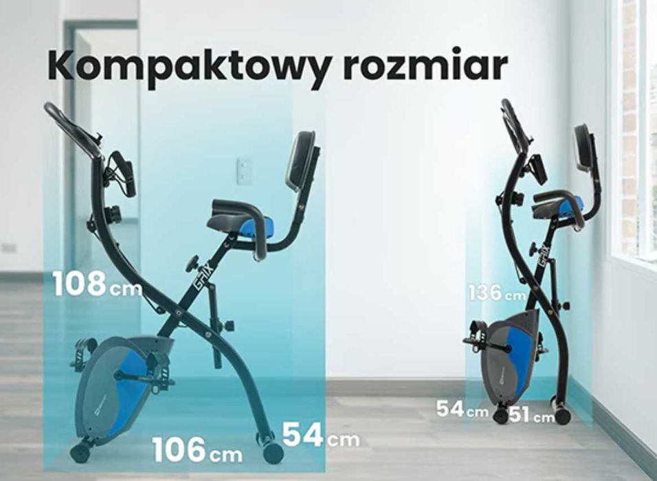 Rower treningowy składany Xbike HS-3010 Grix