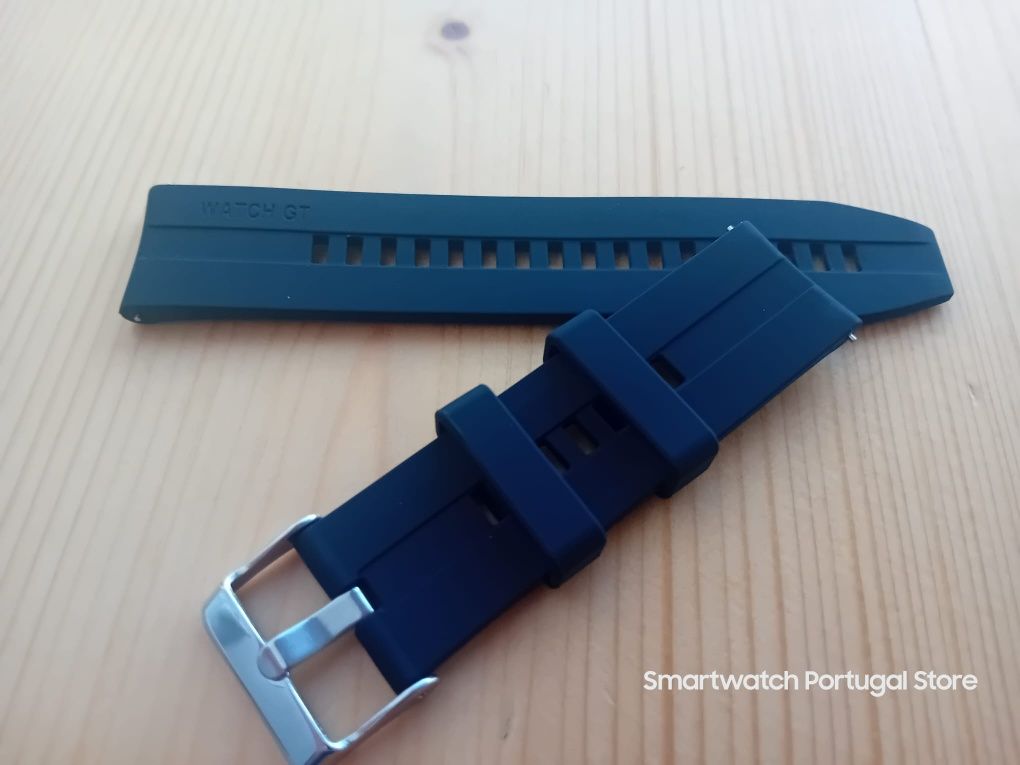 Bracelete 22mm silicone, WATCH GT : Preta