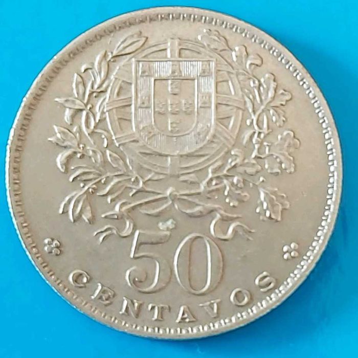 50 Centavos de 1962, Republica Portuguesa