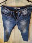 Jeansy rurki skinny 40