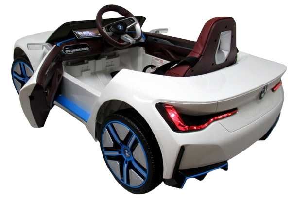 Auto na akumulator Autko dla dziecka BMW i4 Białe Pojazd Zabawka RATY!