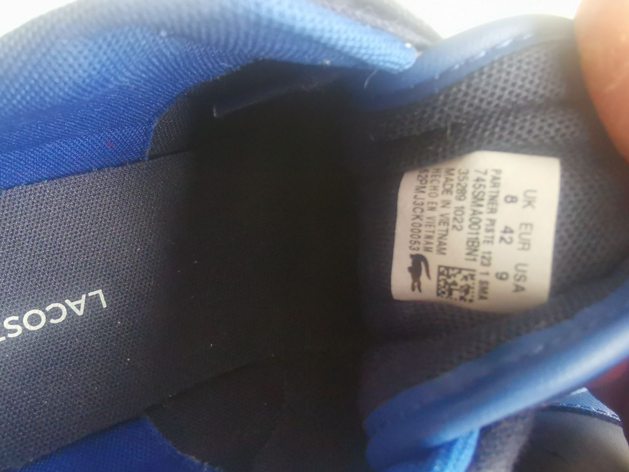 Lacoste partner piste 01201 SMA r. 42 Nowe!