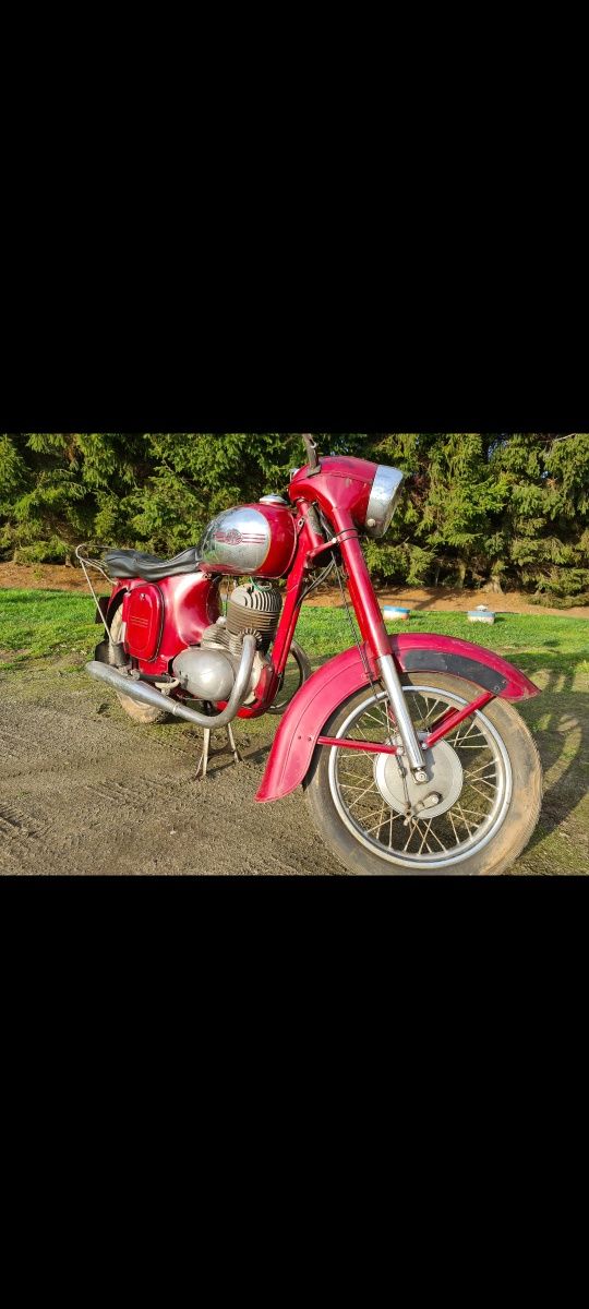 Motor jawa 250 . 1959r