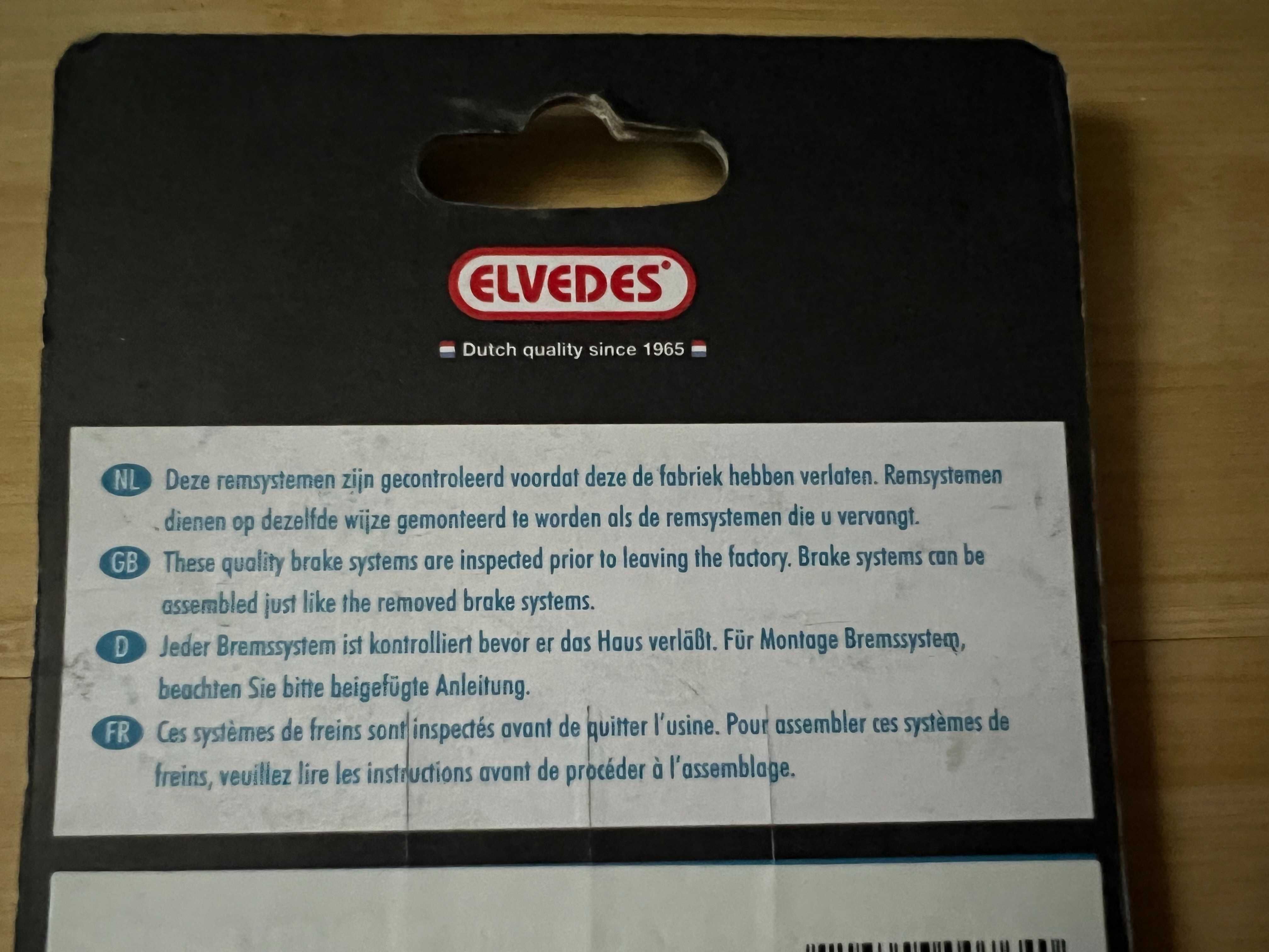 Klocki Hamulcowe ELVEDES TEKTRO IO 6868 Okładziny hamulca tarczowego