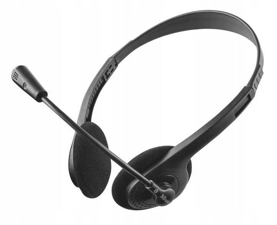 Słuchawki Trust Chat Headset Mikrofon minijack 3,5
