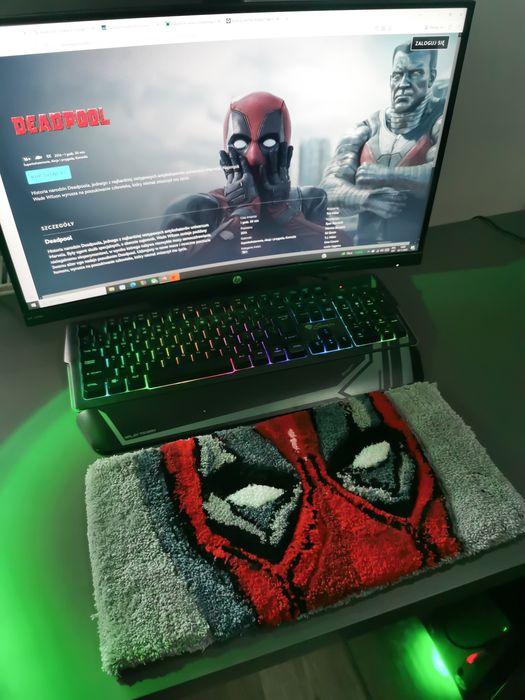 Podkładka pod klawiaturę, tufting