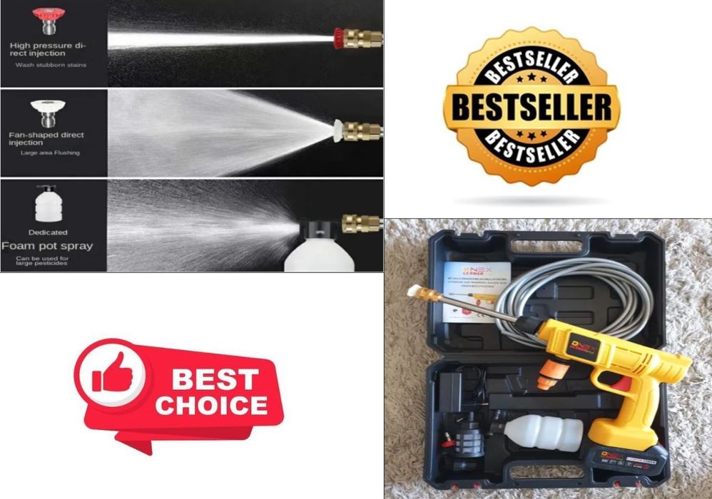 myjka ciśnieniowa akumulatorowa Onex OX-111 24VZESTAW + WALIZKA