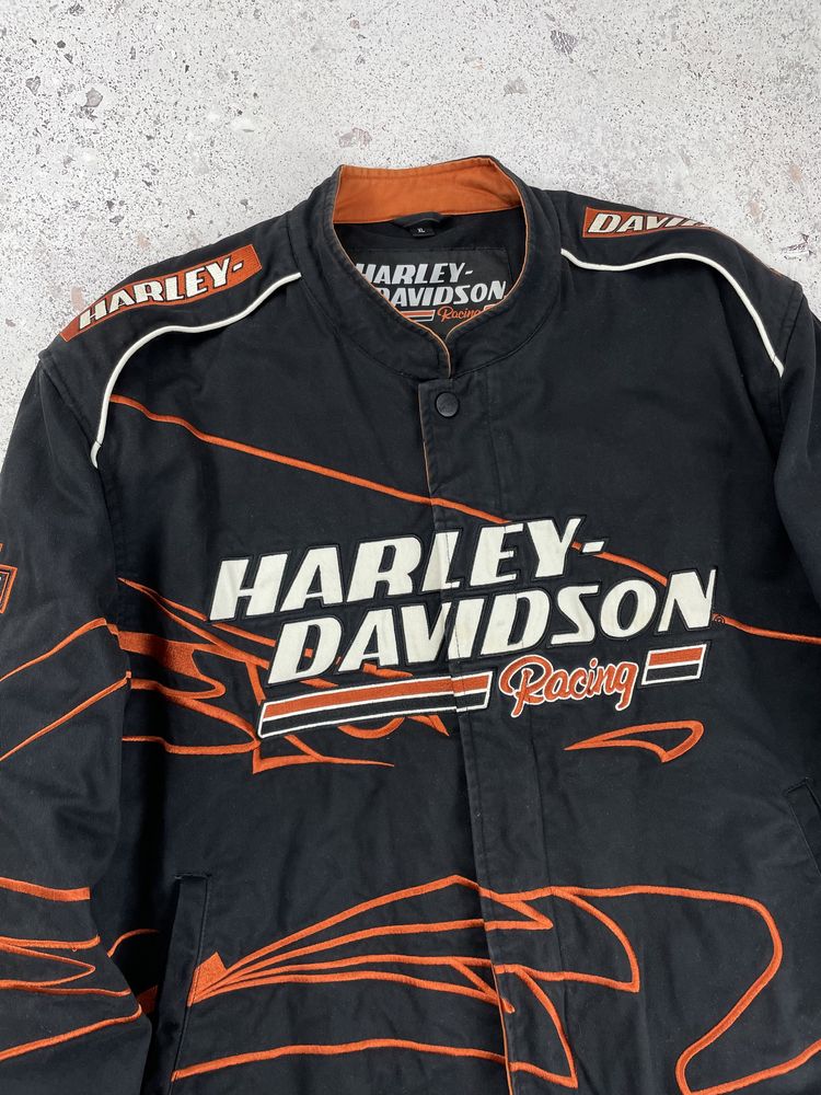 Harley Davidson Vintage Racing Motorcycle чоловіча куртка Оригінал