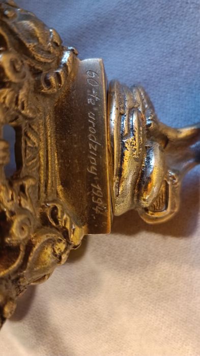 Figurka z mosiądzu Temida, Sprawiedliwość (wysokość 23 cm)