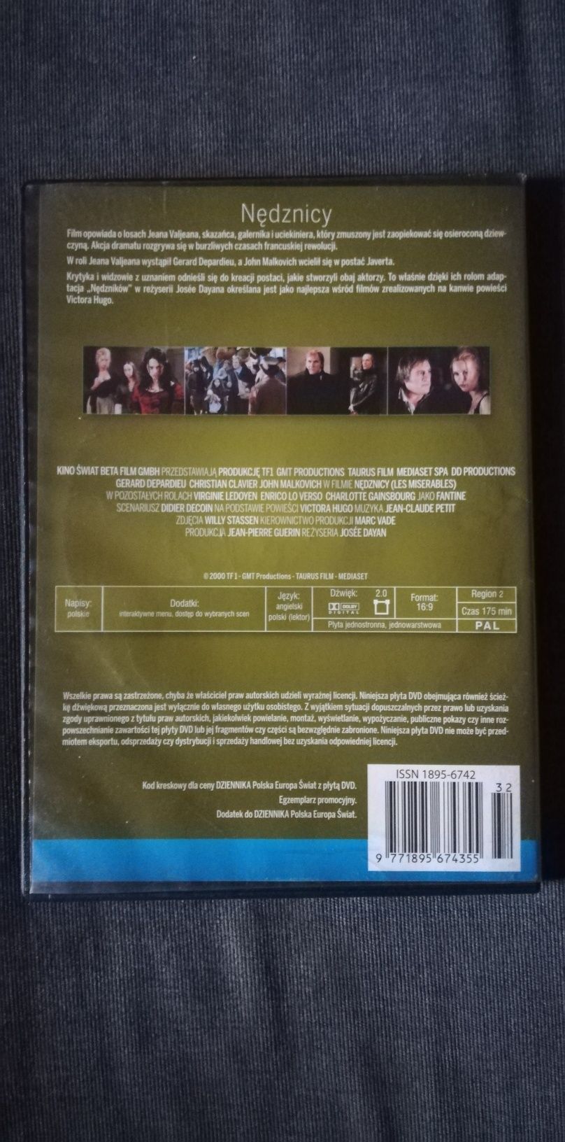 Nędznicy film na DVD