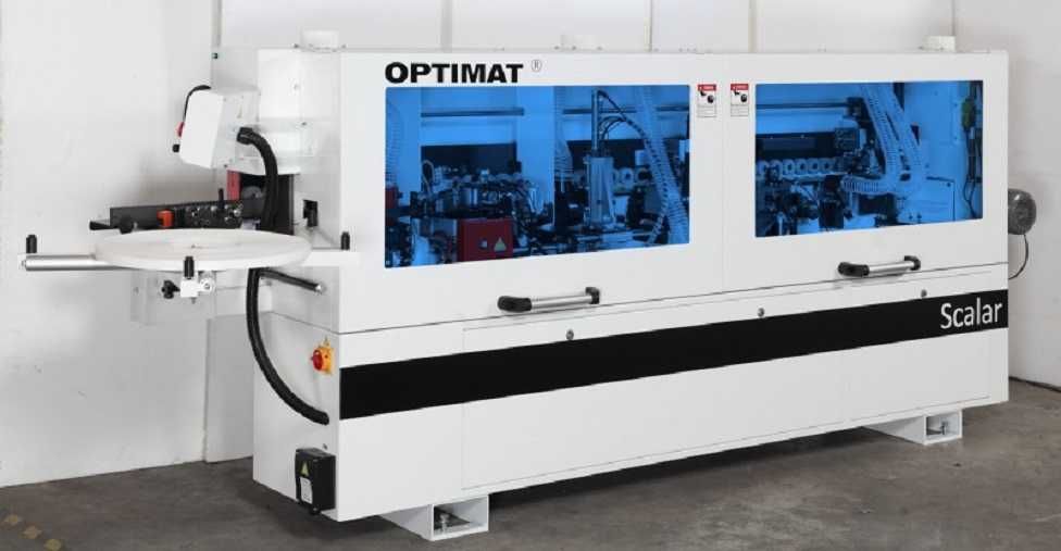 Okleiniarka wstępne frezowanie zarabianie naroży oklejarka 2021OPTIMAT