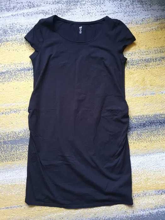 Czarna sukienka ciążowa H&M, rozmiar XL